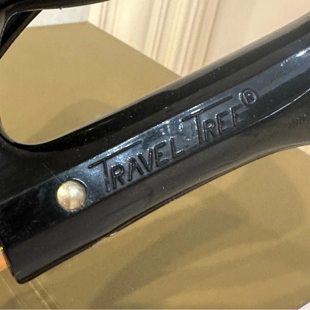 Rochester Shoe Tree Co Travel Shoe Trees Pair Vintage Made USA Wooden Inserts